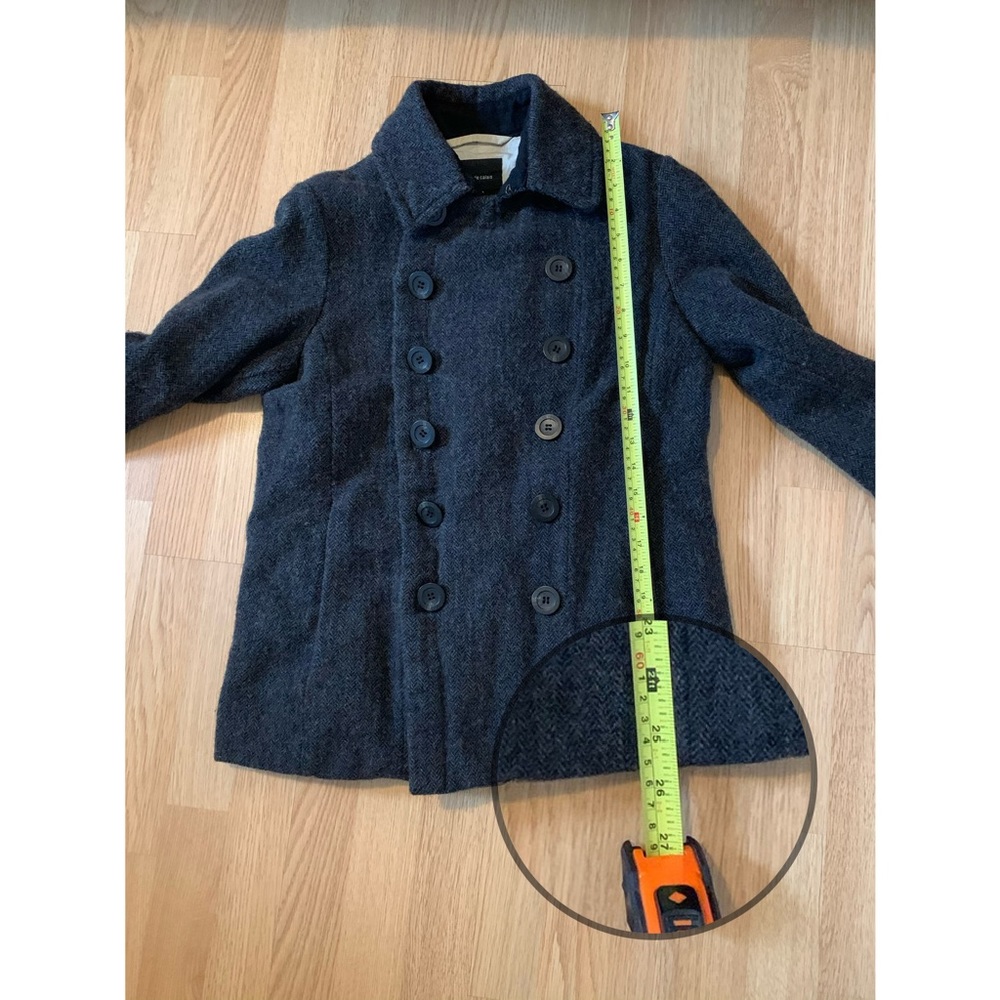 Pas De Calais Double Breasted Wool Coat - Picture 4 of 6